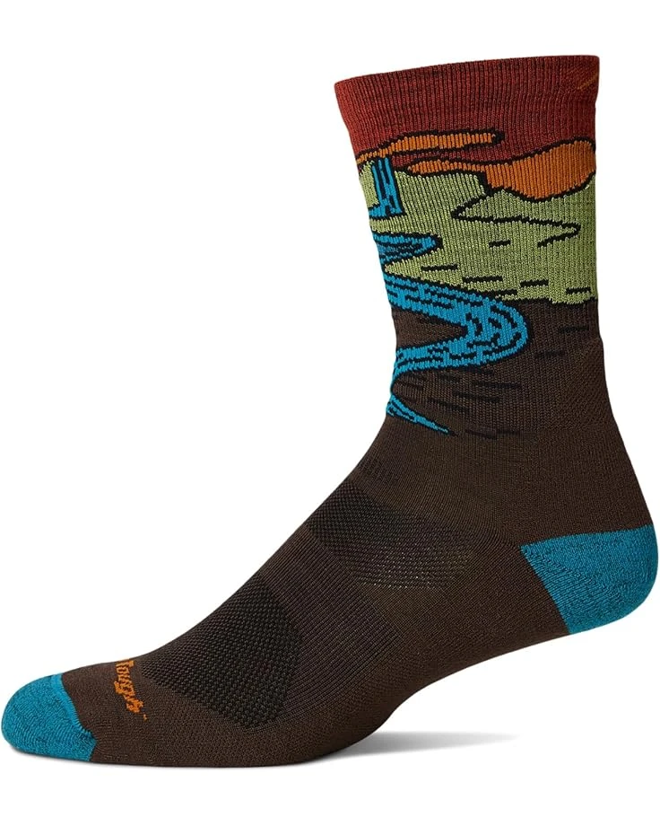 Darn Tough Vermont Chasing Waterfalls Micro Crew Lightweight with Cushion | Socks 4 Darn Tough Vermont Chasing Waterfalls Micro Crew Lightweight with Cushion | Socks - Image 2