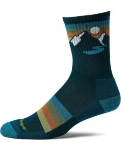 Darn Tough Vermont Sunset Ridge Micro Crew Lightweight with Cushion | Socks